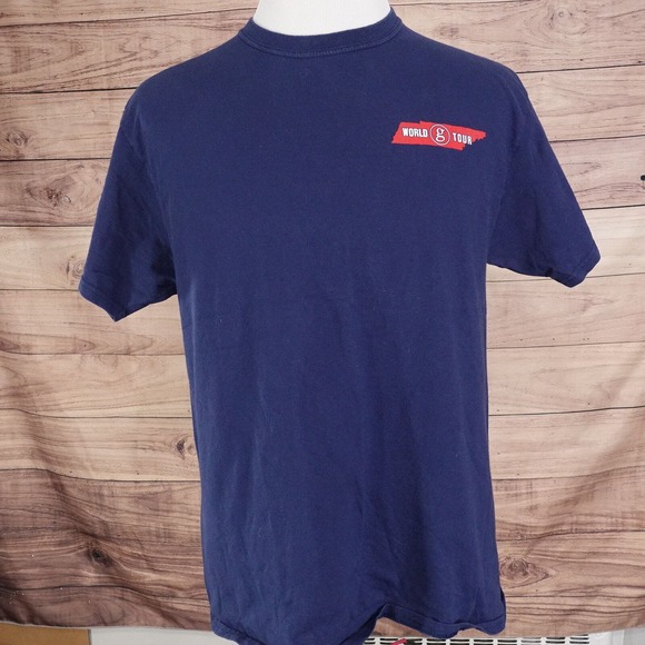 GARTH BROOKS TRISHA YEARWOOD 2017 TOUR BLUE T-SHIRT SZ L -COUNTRY MUSIC BAND TEE - Picture 4 of 7